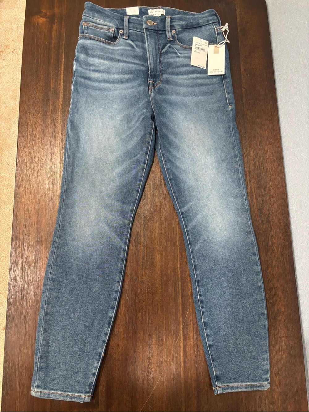 Good American Light Blue Skinny Jeans